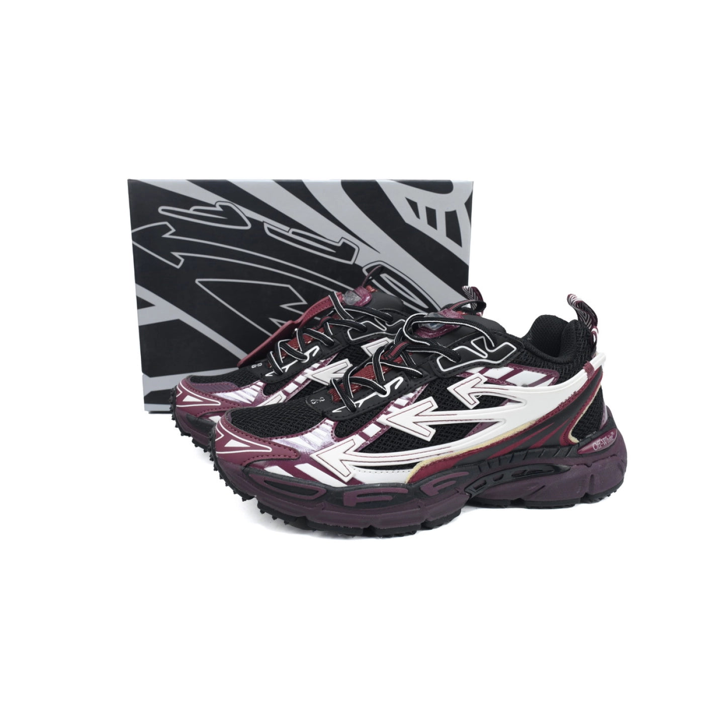 OFF-WHITE Out Of Black Purple