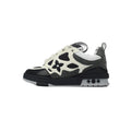 Louis Vuitton Leather lace up Fashionable Board Shoes Black Gray
