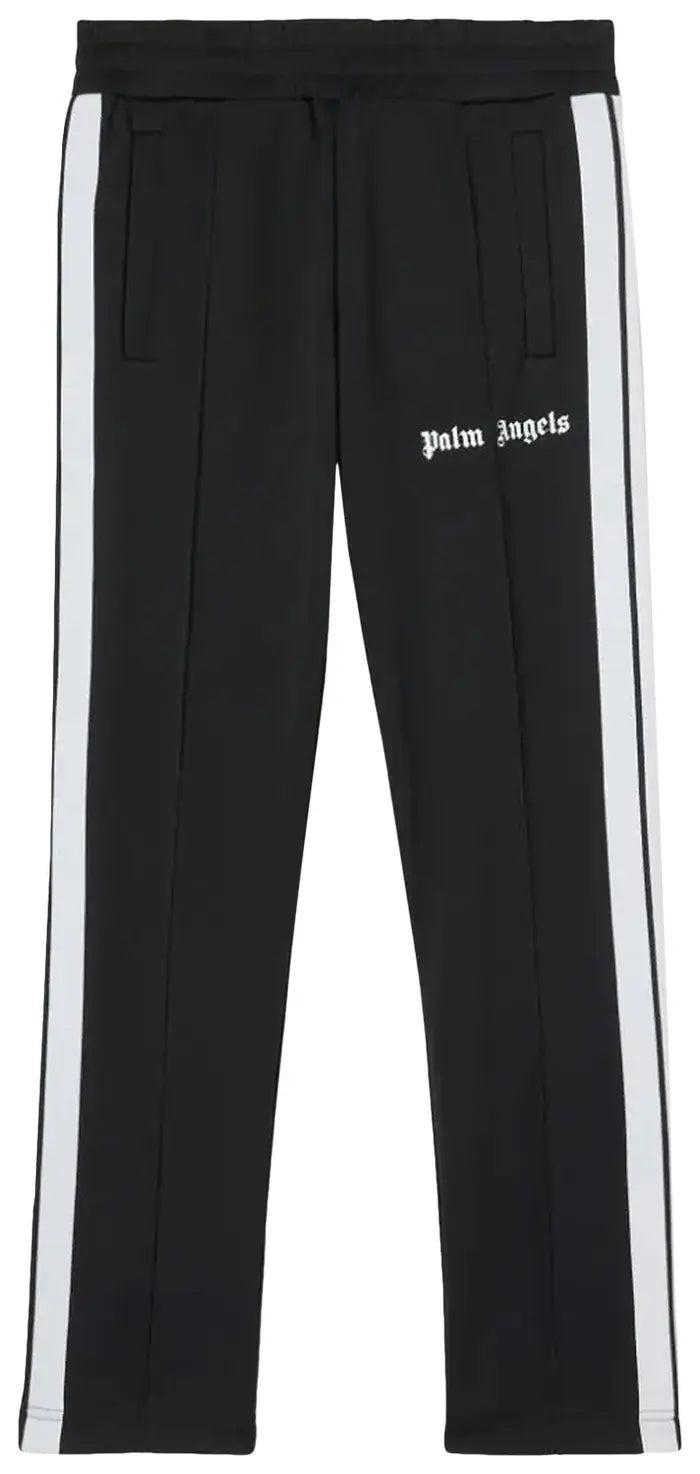 Palm Angels Slim Track Pants 'Black/White'