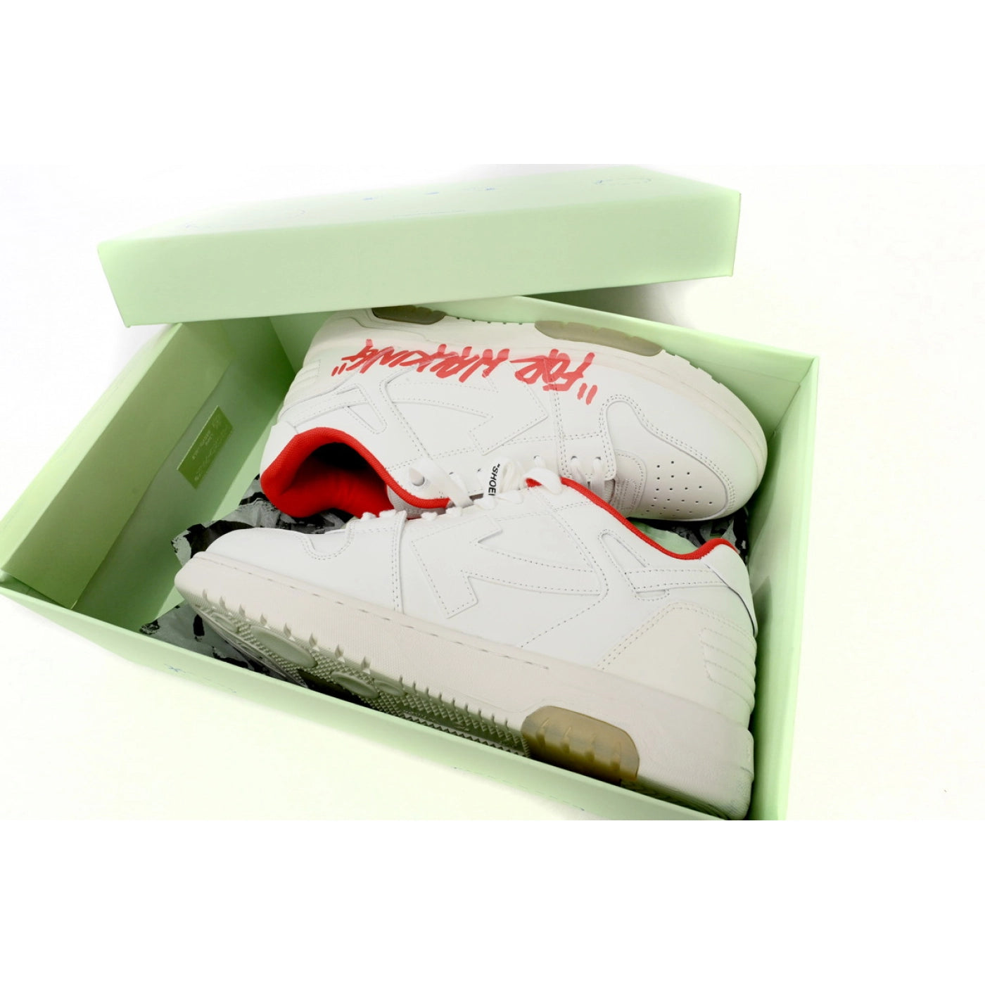 OFF-WHITE Out Of Office Rice White