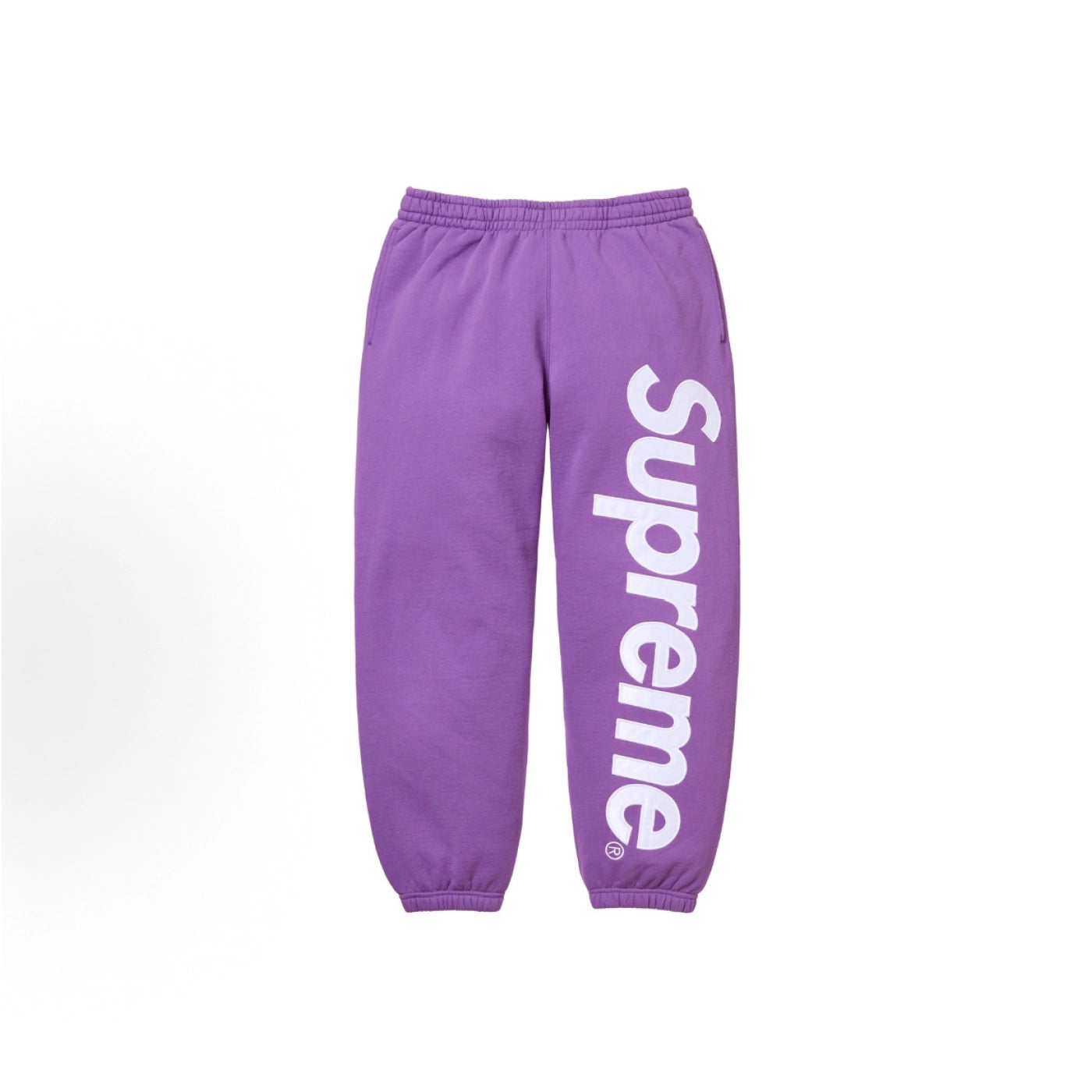 Supreme Satin Applique Sweatpant purple