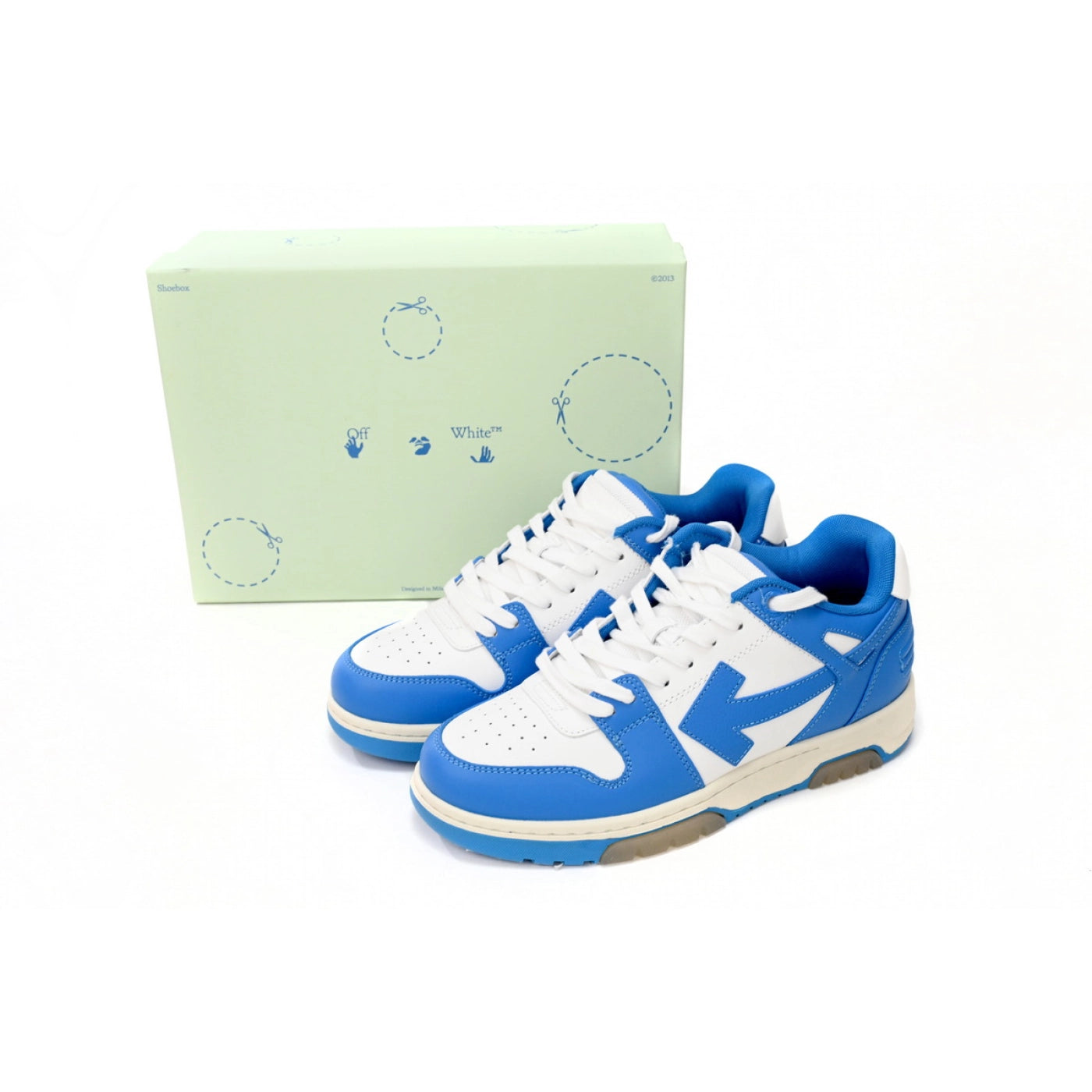OFF-WHITE Out Of Office North Carolina Blue