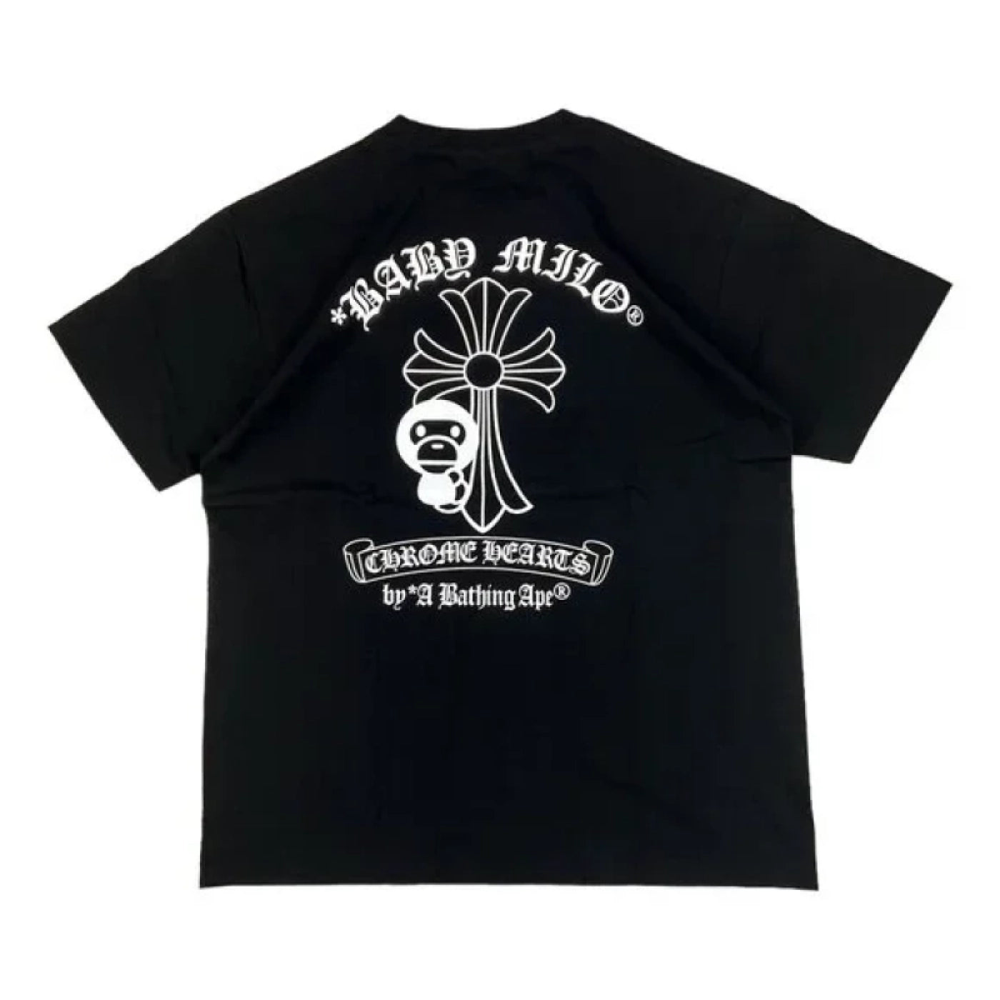 BAPE x Chrome Hearts Baby Milo T-shirt Black