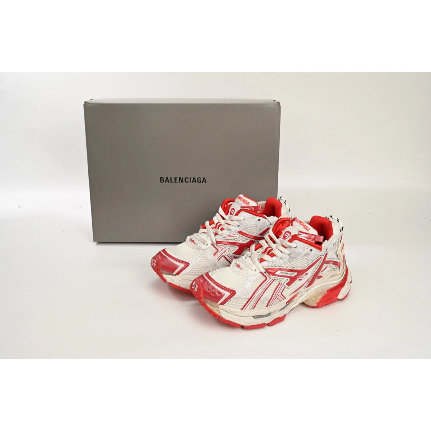 Balenciaga Runner White Red