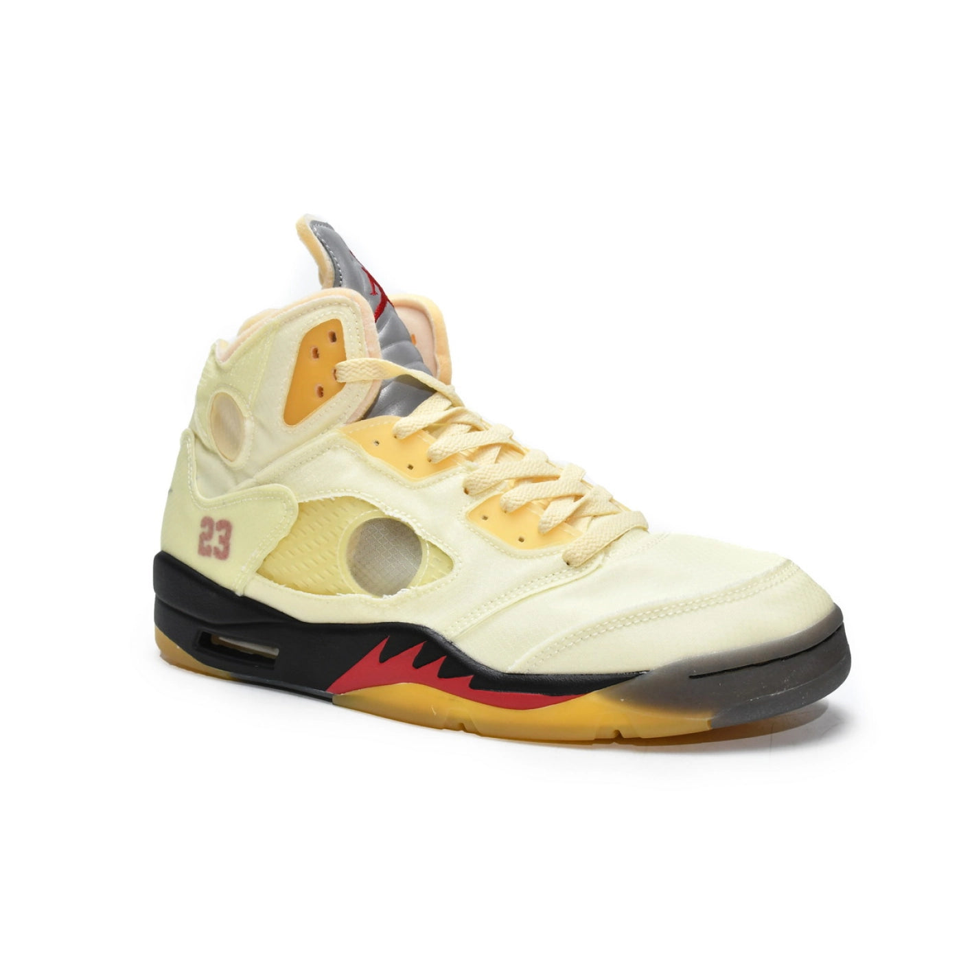 OFF White x Air Jordan 5 Retro SP Sail