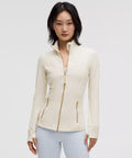 Define Jacket Nulu light ivory gold