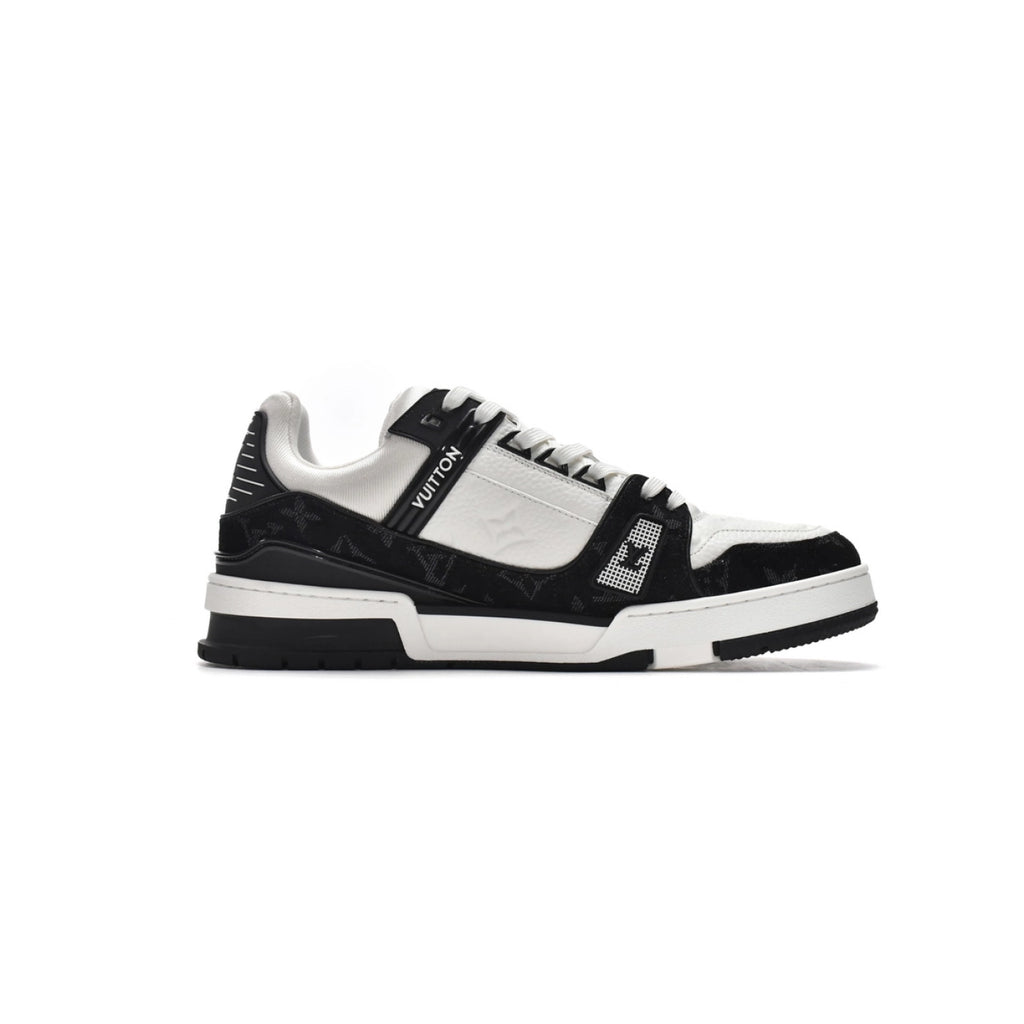 Louis Vuitton Trainer Black And White