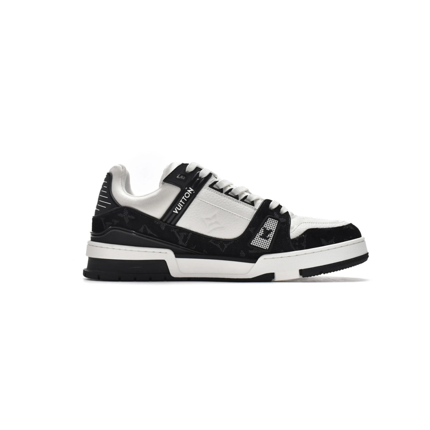 Louis Vuitton Trainer Black And White