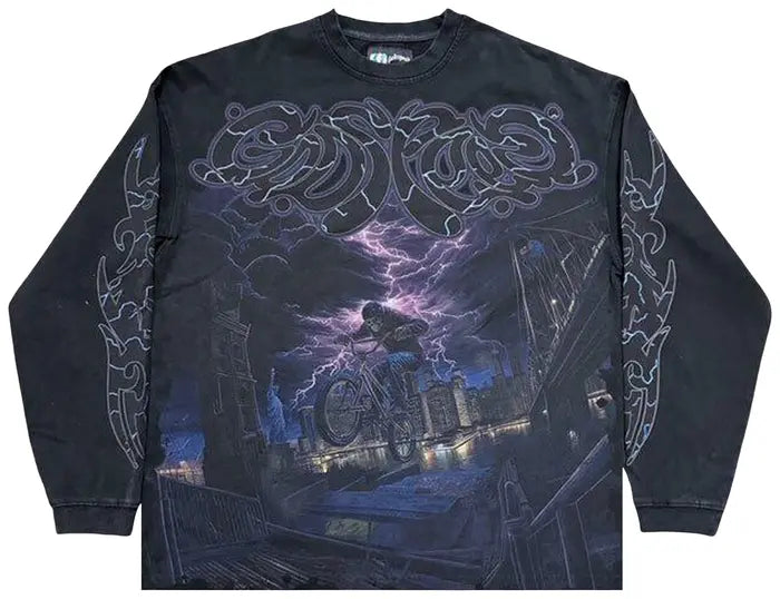 Godspeed B.M.X Long-Sleeve T-Shirt 'Black Wash'