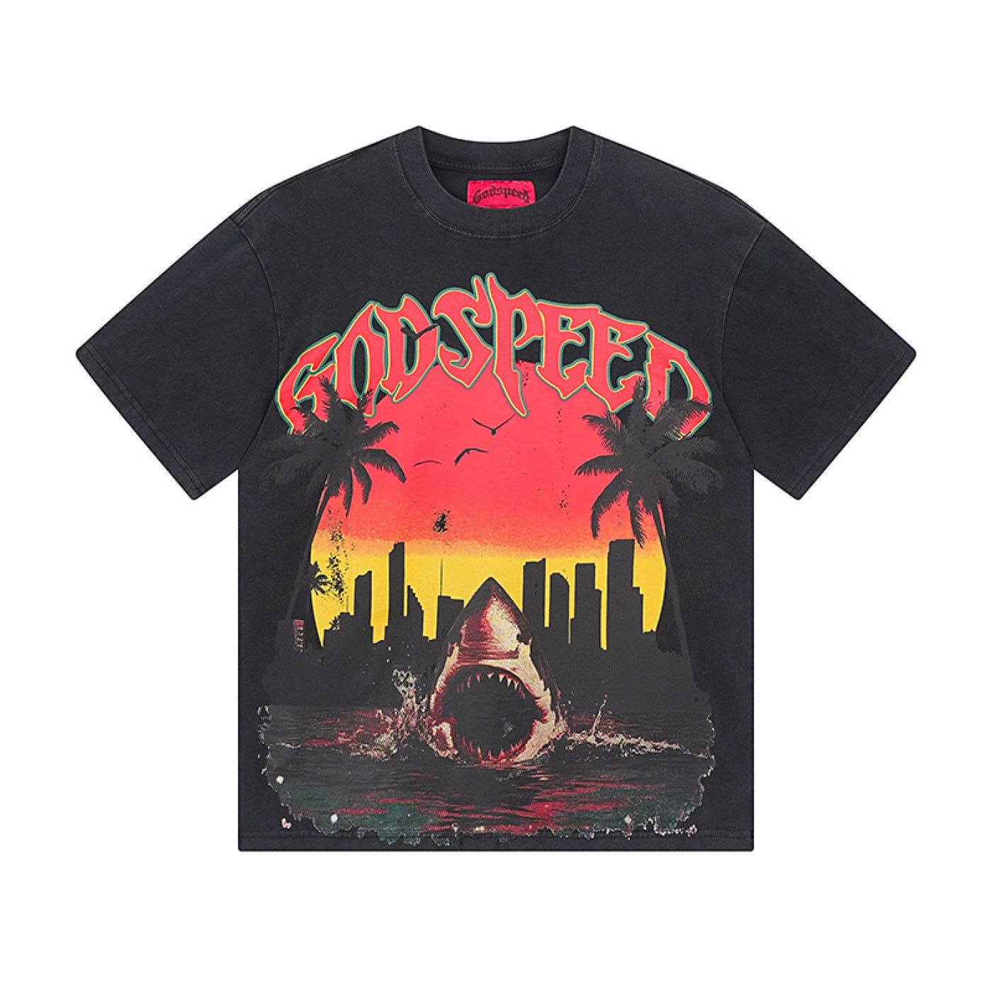 Godspeed T-shirt shark