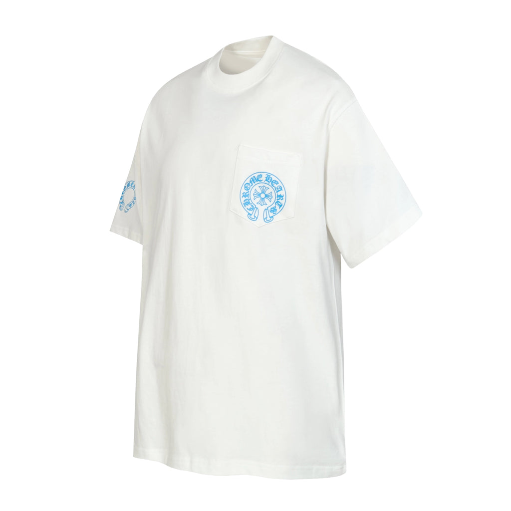 Chrome Hearts T-Shirt  white blue