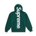 Supreme Satin Appliqué Hoodie Sweatshirt Darker Green
