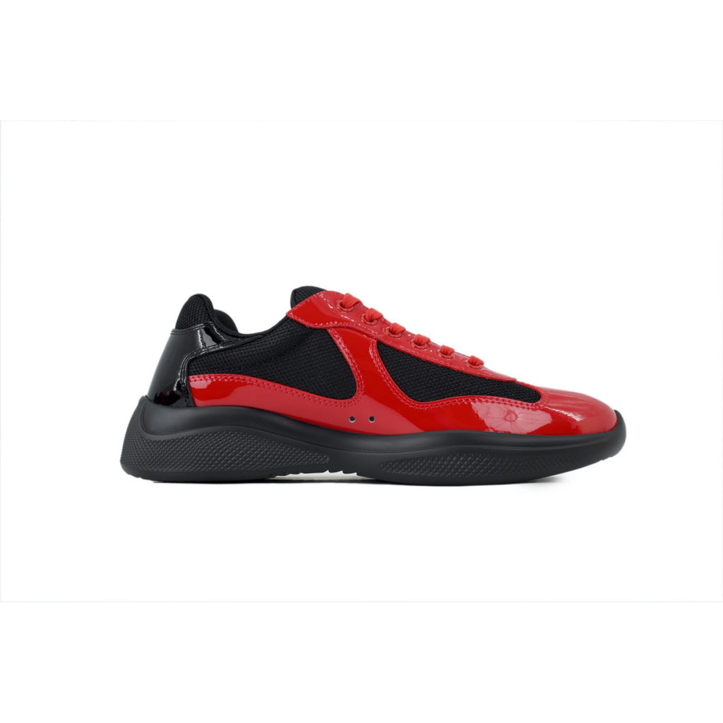 Prada Sneakers Red and black combination