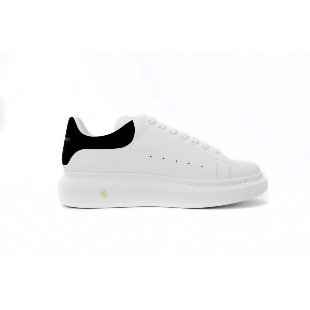 Alexander McQueen Sneaker Black Velvet white gold