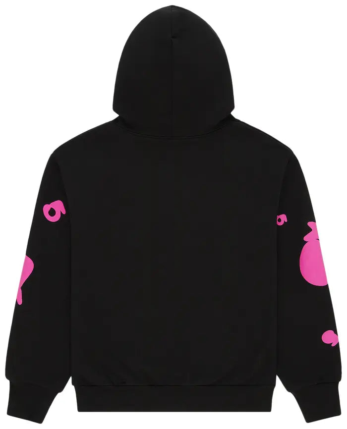 Sp5der Angel Number Beluga Hoodie 'Black'