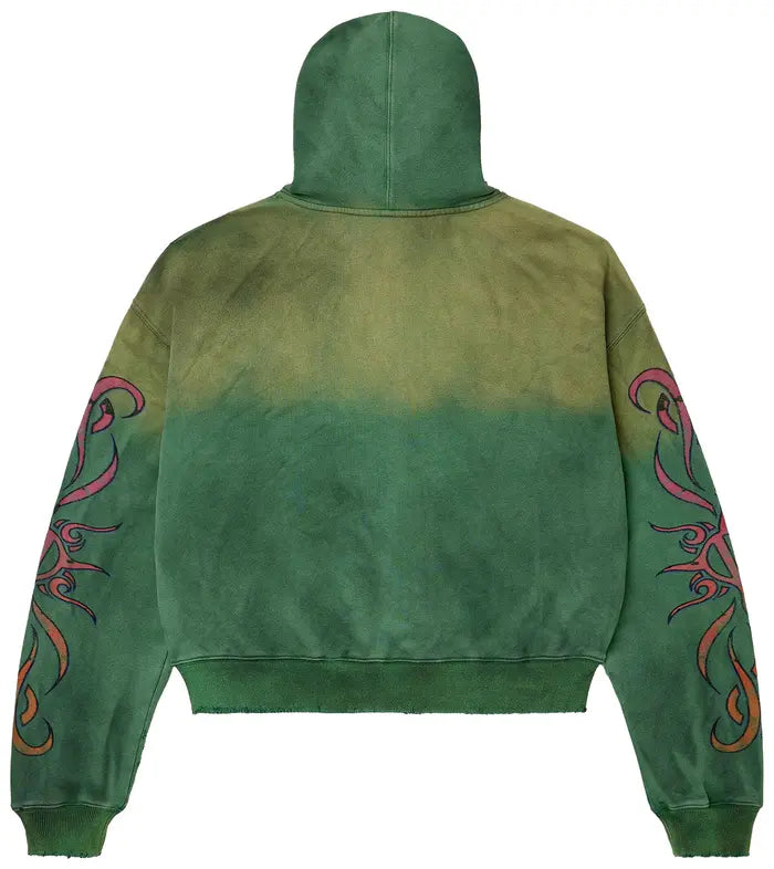 Vale Forever Inferno Zip Up 'Green' hoodie