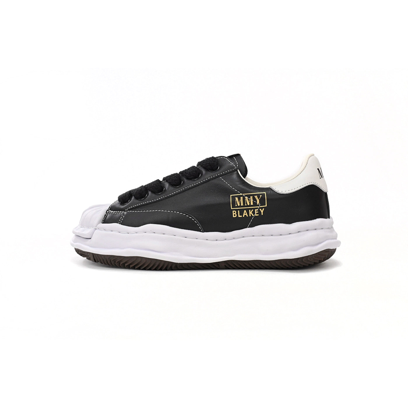 Mihara Yasuhiro White And Black And White Gold sneakers
