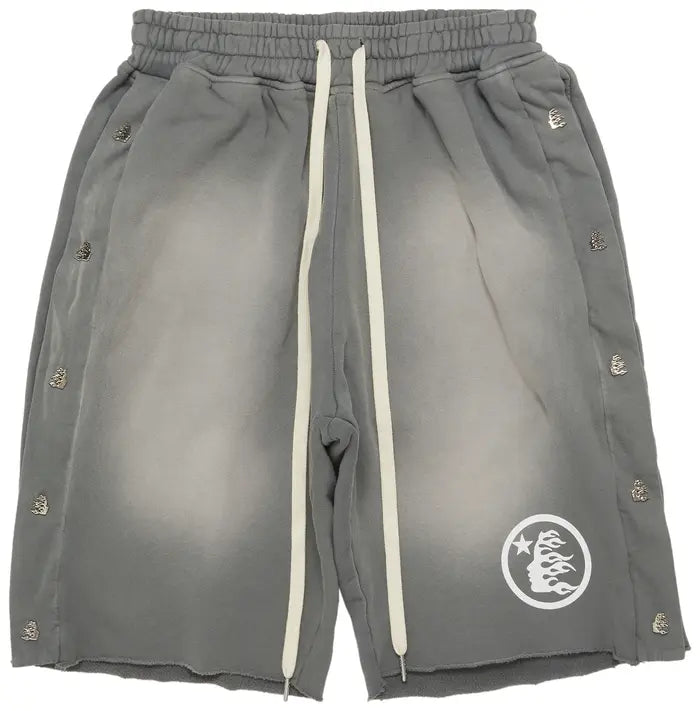 Hellstar Snap Shorts 'Grey'