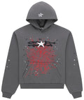 Sp5der Splat Punk Hoodie 'Slate'