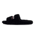 Balenciaga Furry Slide Black