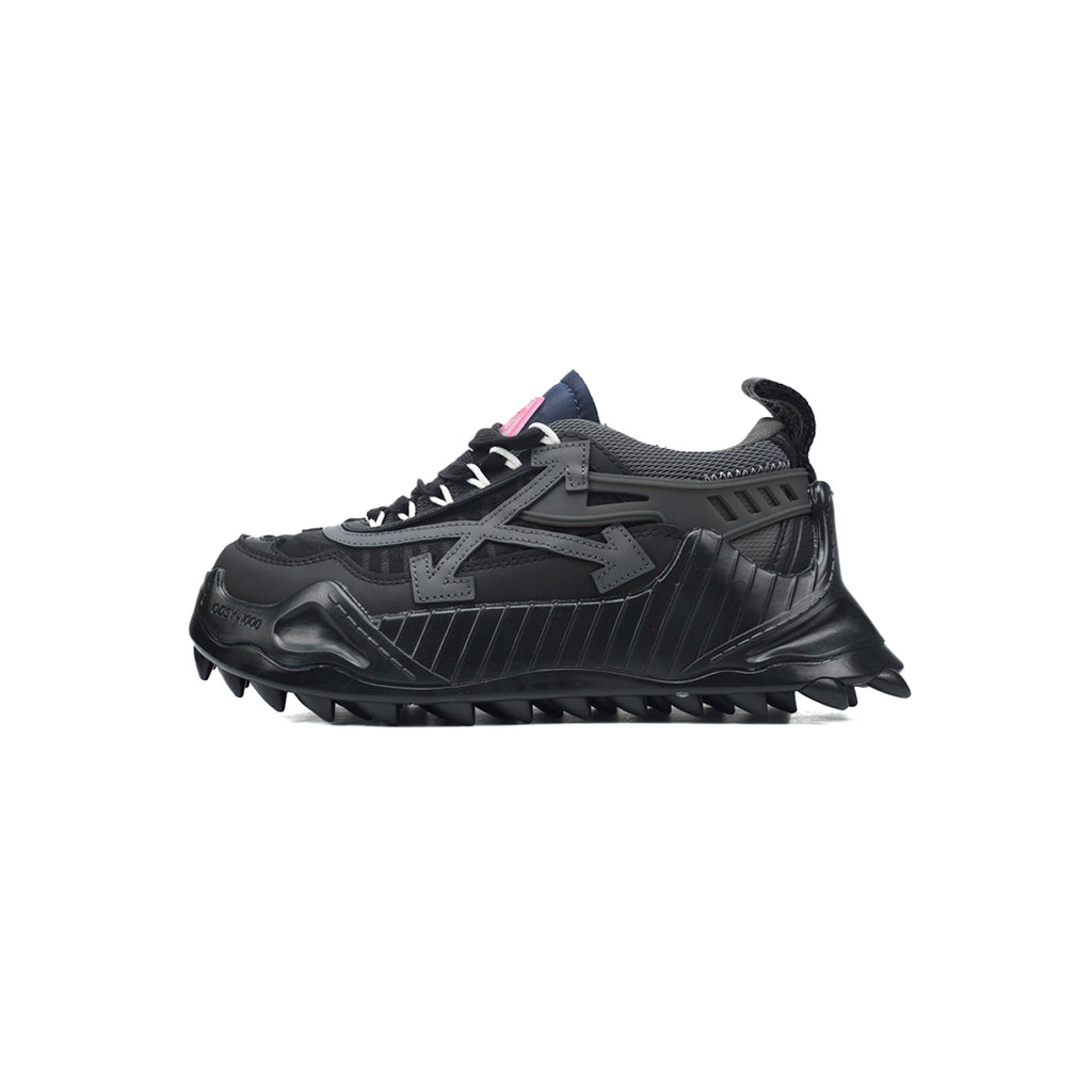 OFF-WHITE Out Of Black Glossy Surface sneakers
