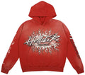 Hellstar Greatest Hits Records Hoodie 'Red'