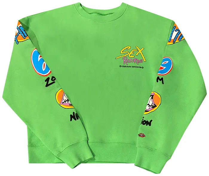 Chrome Hearts x Matty Boy Sex Records Crewneck 'Green'