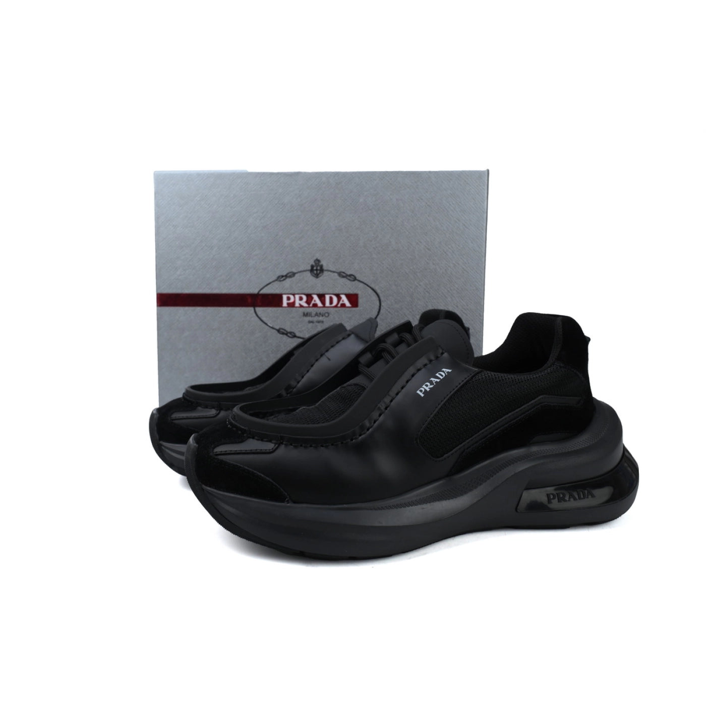 Prada Brushed Leather Black
