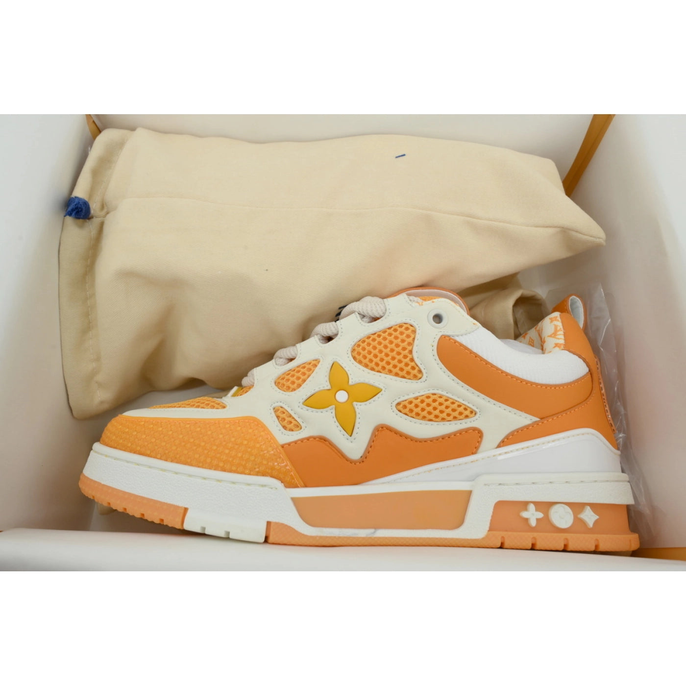LOUIS VUITTON White And Yellow