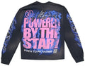 Hellstar Powered By The Star Long-Sleeve T-Shirt 'Black/Purple'