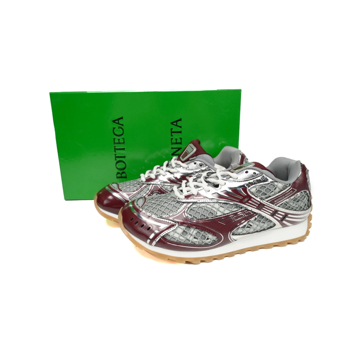 Bottega Veneta Orbit Wine Red shoes