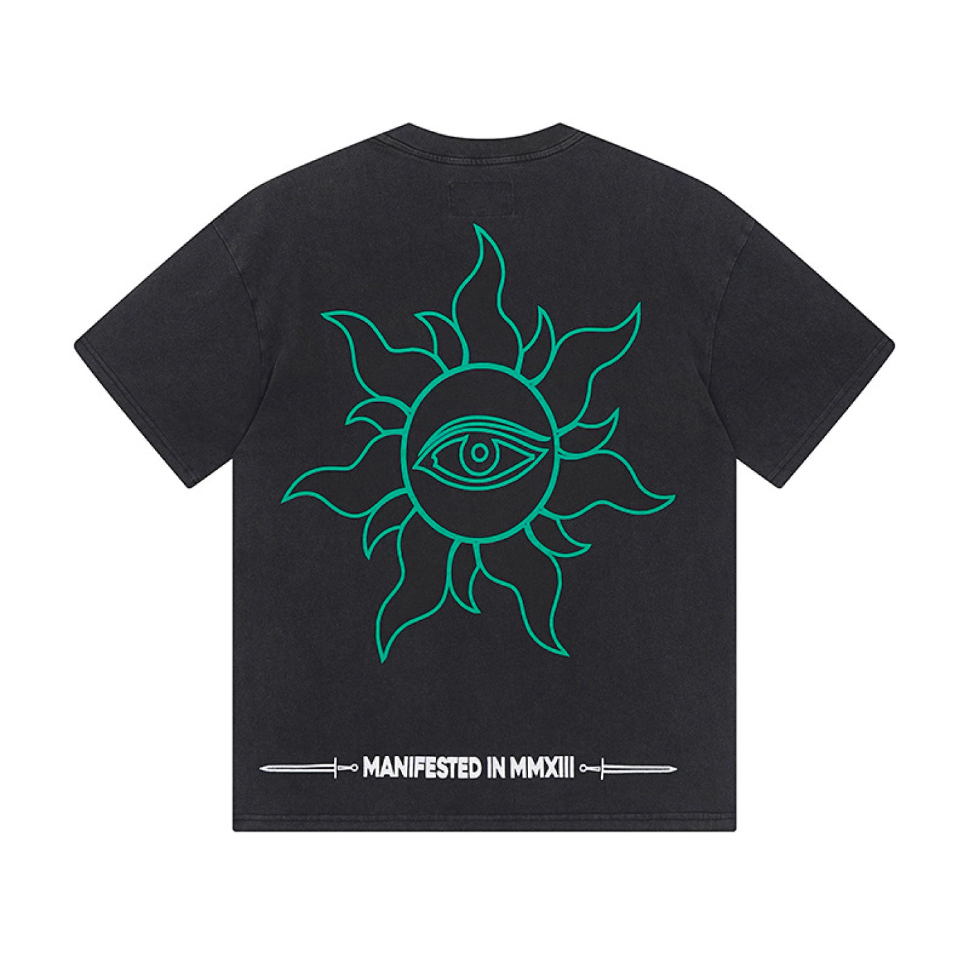 Godspeed T-shirt  green and black