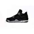Air Jordan 4 Retro Black Canvas
