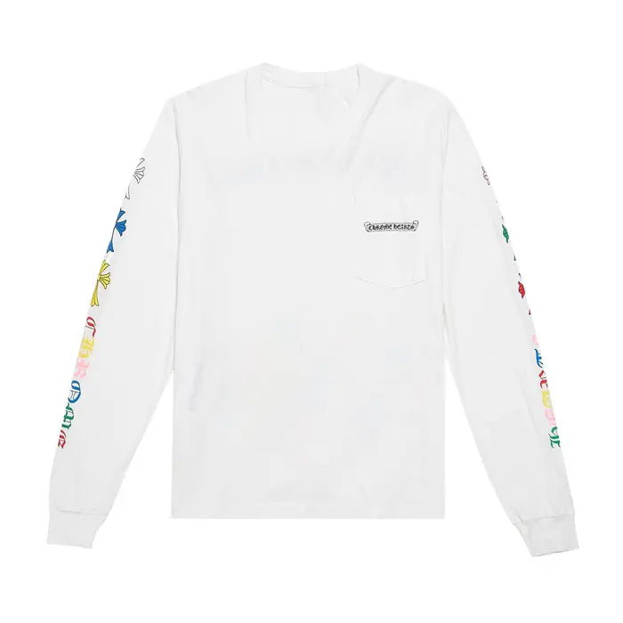 Chrome Hearts Multi Color Cross Long-Sleeve 'White'