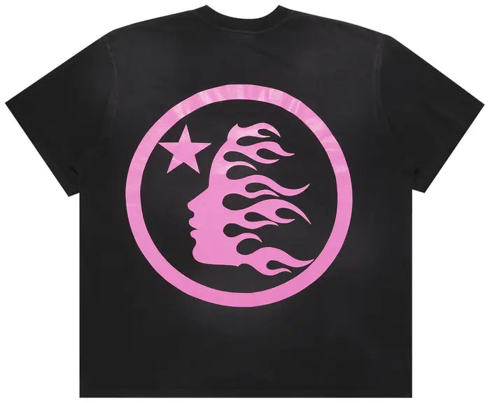 Hellstar Classic T-Shirt (Gel Print) 'Black/Pink'