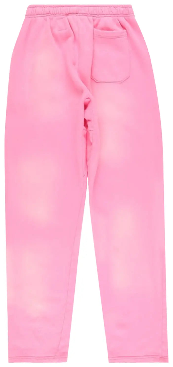 Hellstar Flame Sweatpants 'Pink/Silver'