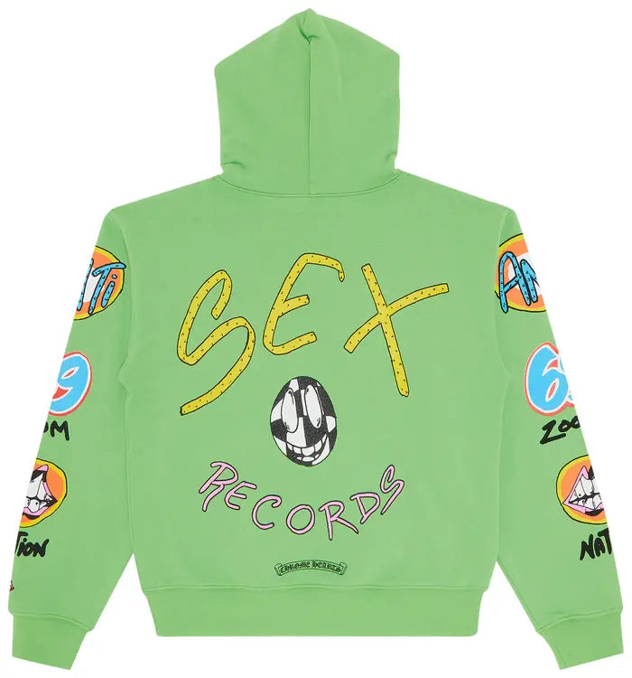 Chrome Hearts x Matty Boy Sex Records Hoodie 'Green'