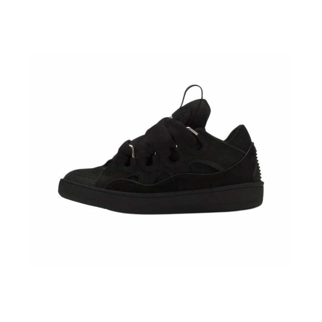 Lanvin Leather Curb Triple Black