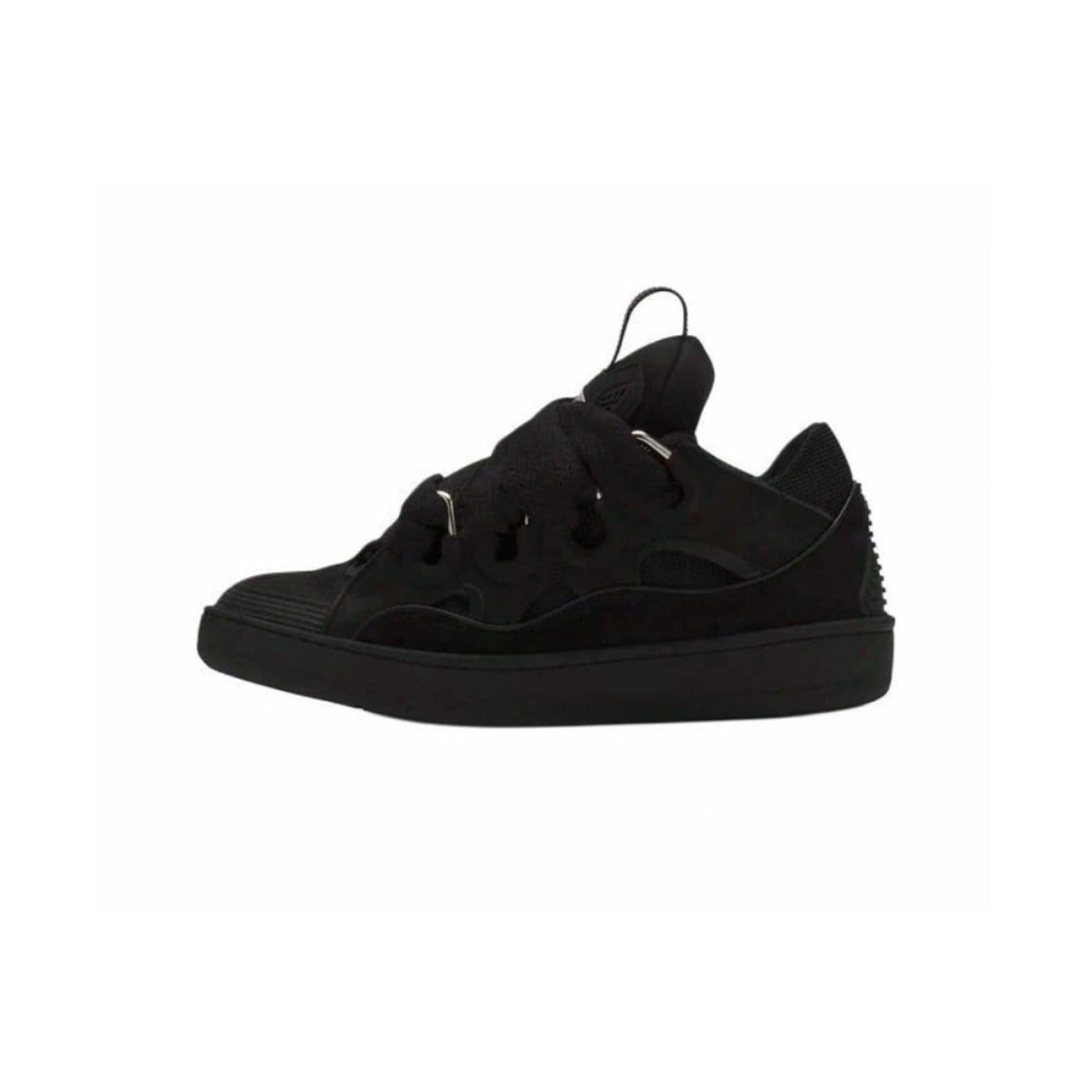Lanvin Leather Curb Triple Black