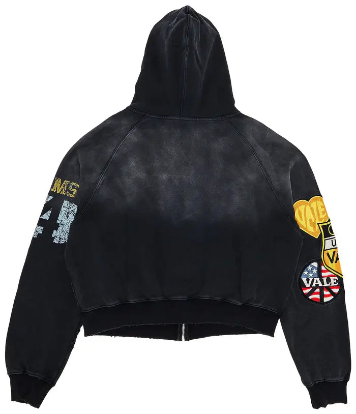 Vale Forever Army Zip Up Black'