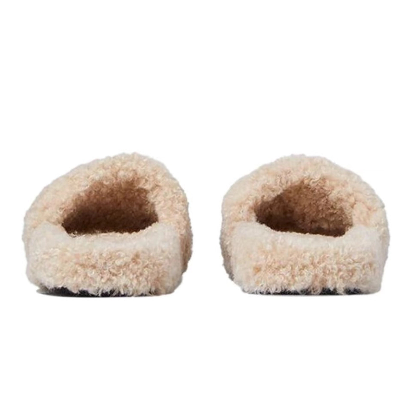 Balenciaga Furry Slide Beige