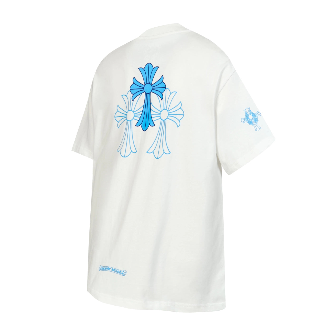 Chrome Hearts T-Shirt  white blue