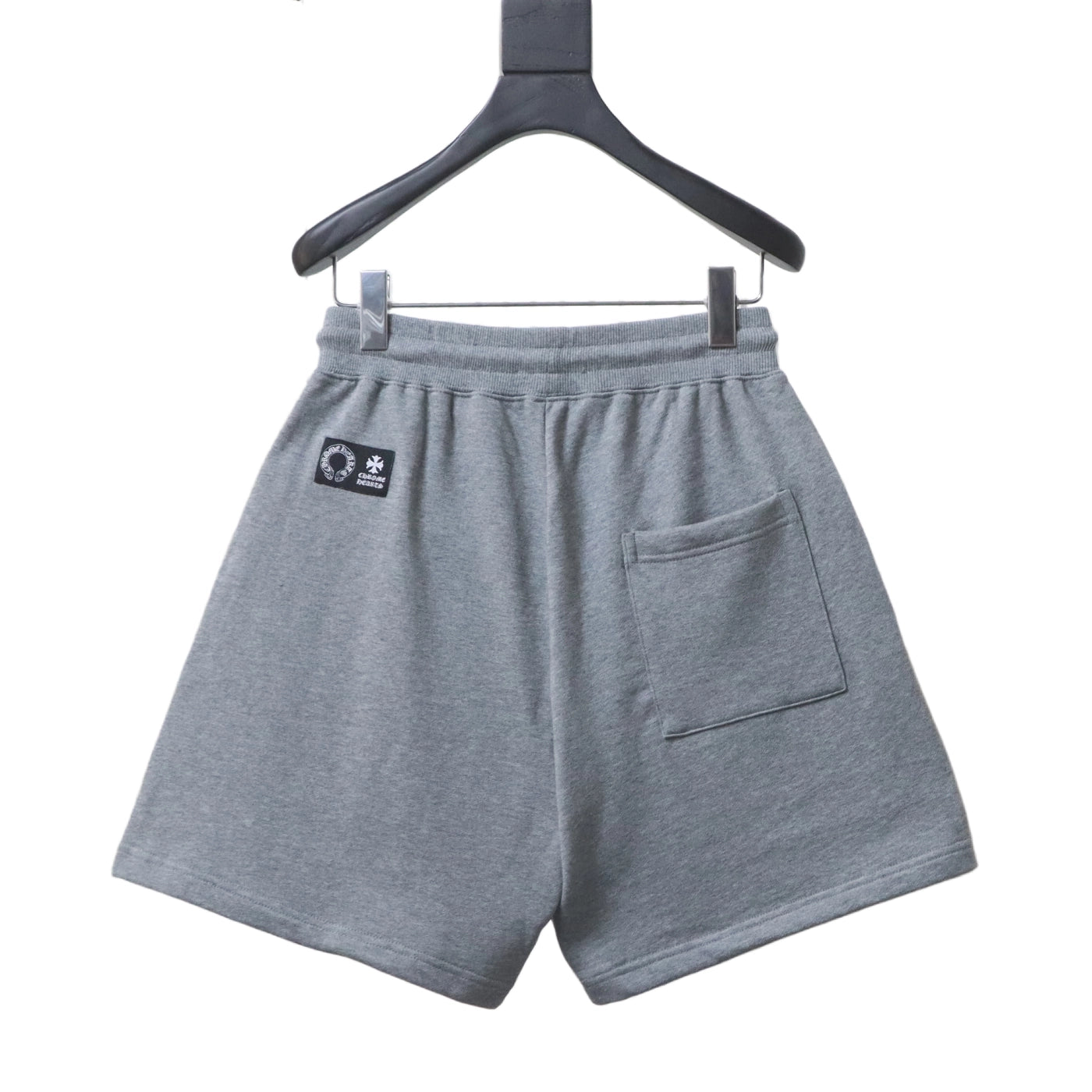 Chrome Hearts Red Tongue Patch Embroidered Shorts grey