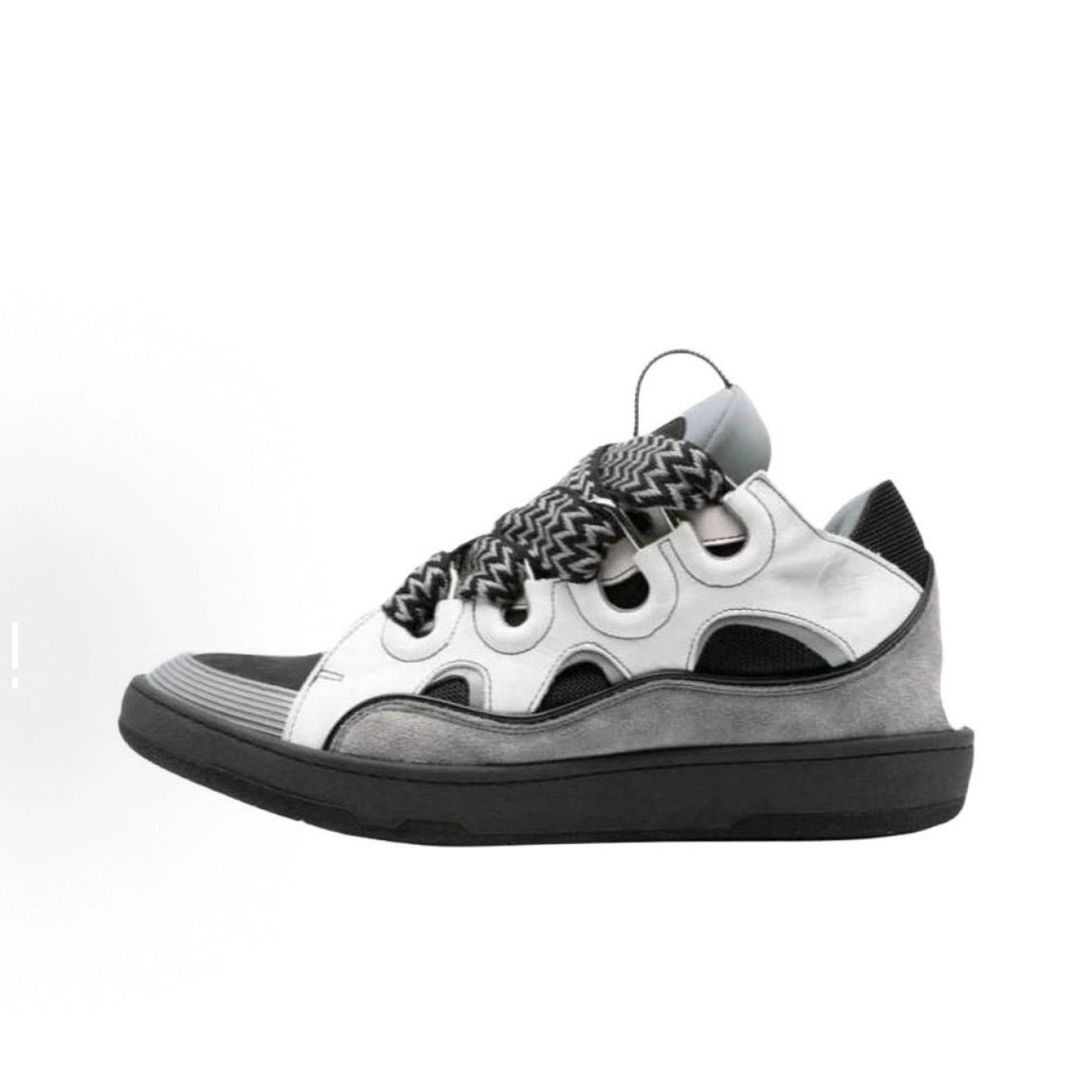 LANVIN Black Whiteand Gray