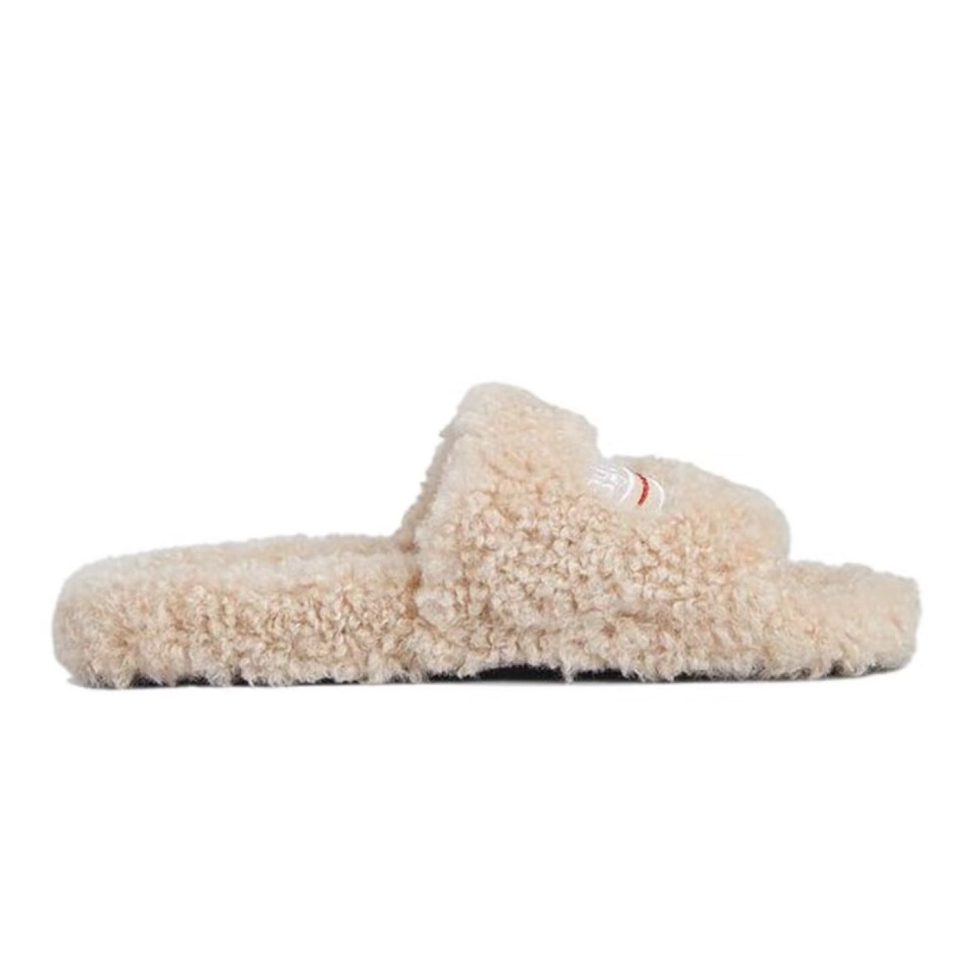 Balenciaga Furry Slide Beige