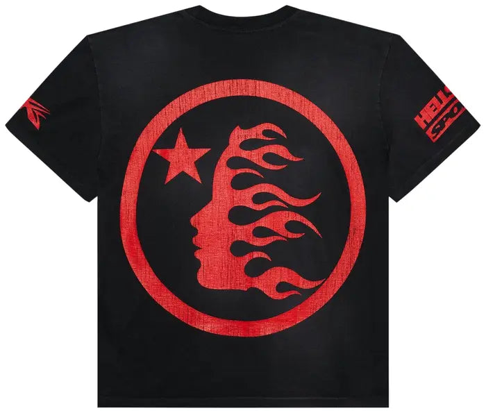 Hellstar Beat Us! T-Shirt 'Black/Red'