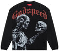 Godspeed Mankind Vs AI Long-Sleeve T-Shirt 'Black Wash'