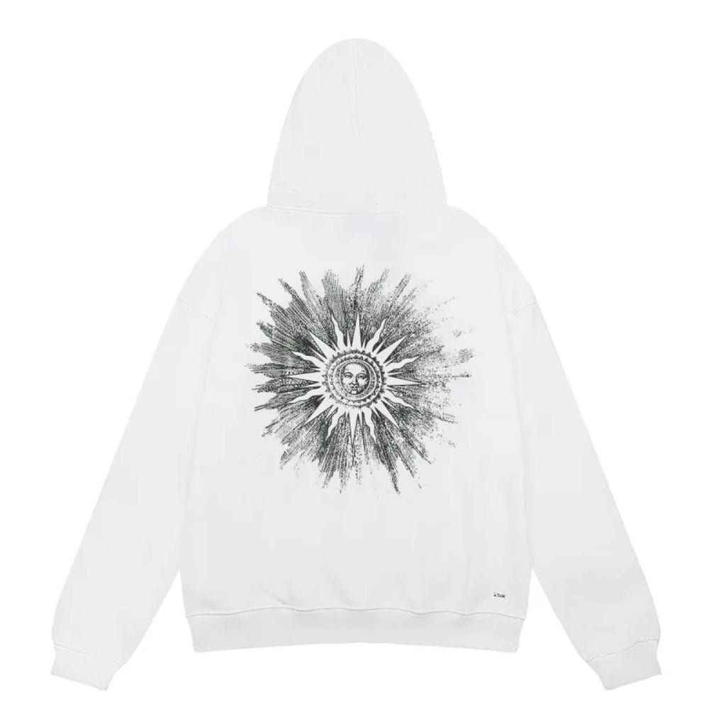 AMIRI Sun Hoodie white