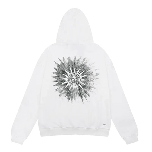 AMIRI Sun Hoodie white