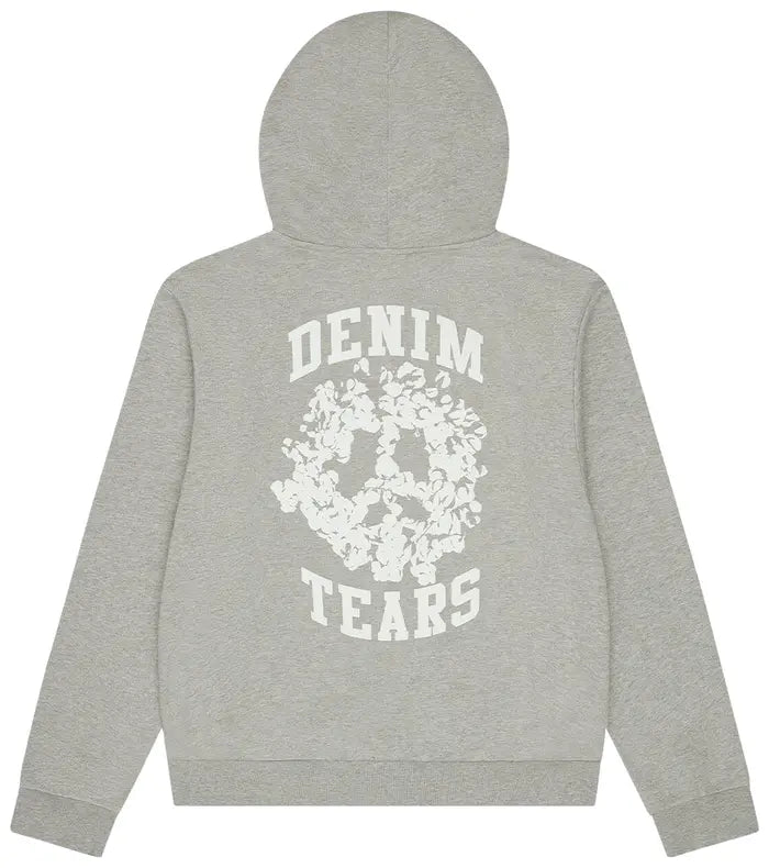 Denim Tears Denim University Zip Hoodie 'Grey'